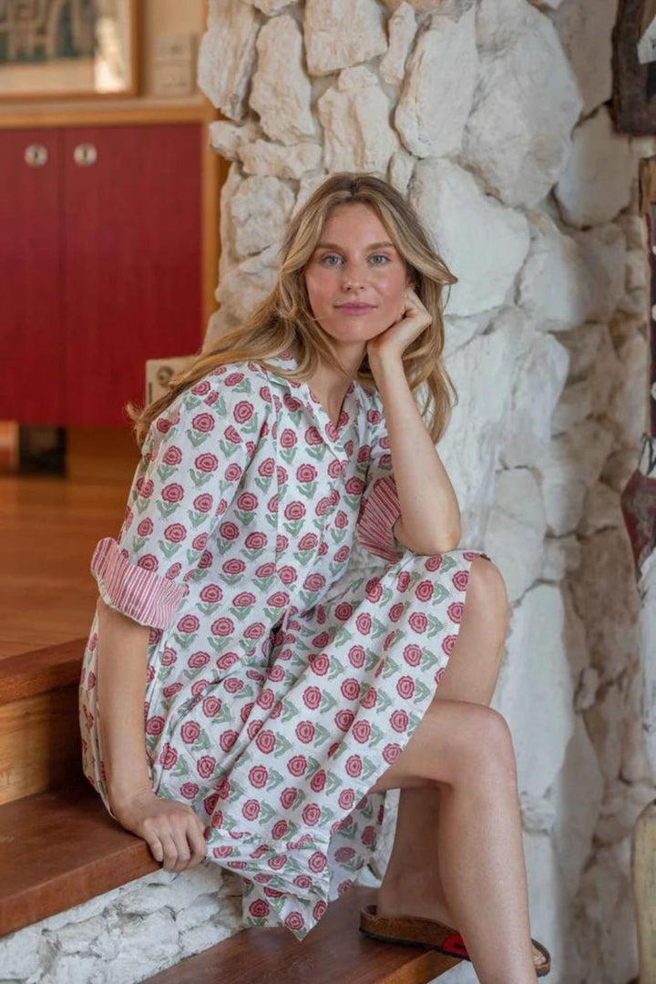 Mandalay Designs | Rose Shirtdress | Rose