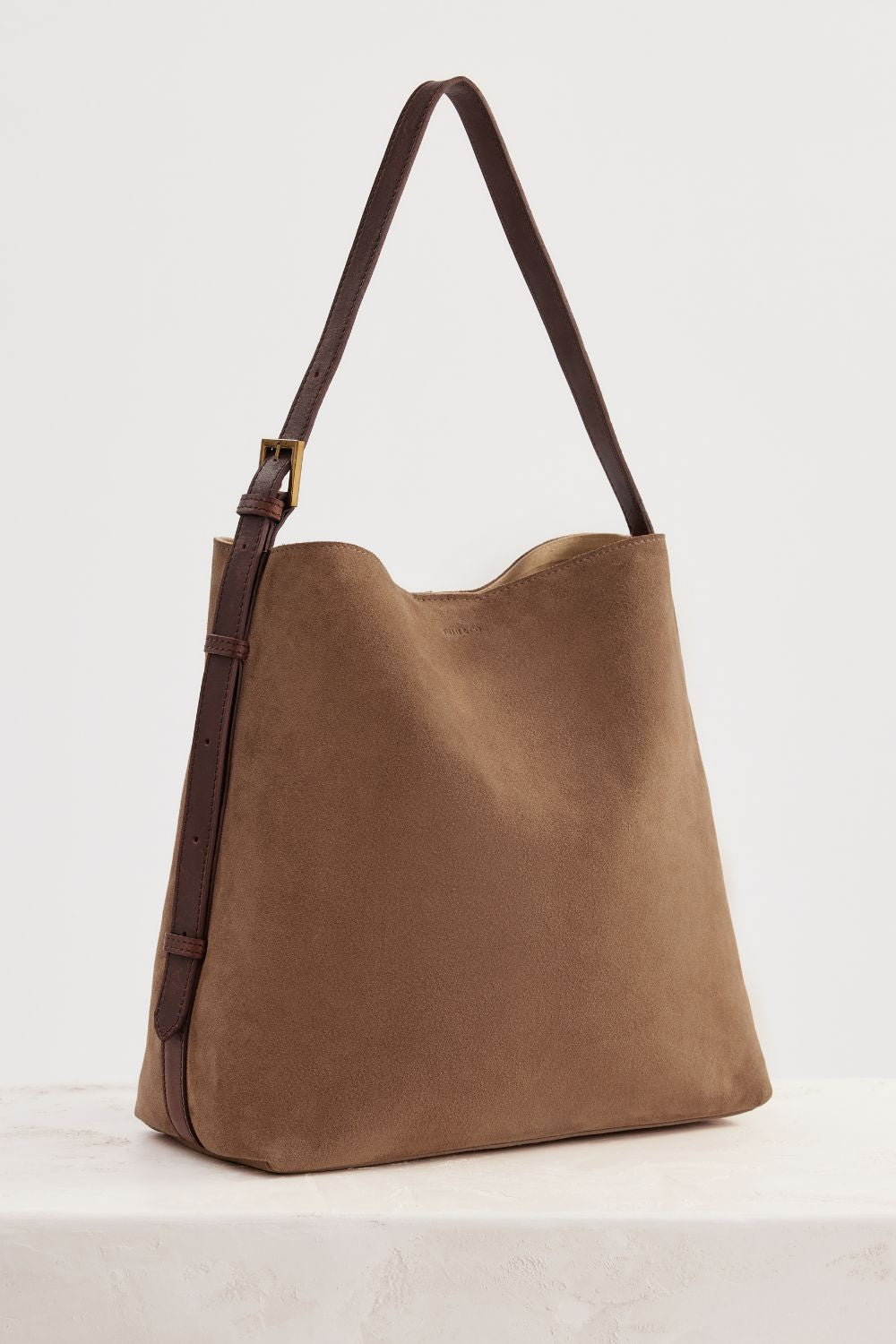 JuJu & Co | Suede Cabas Tote | Chestnut - Dutch Hideout