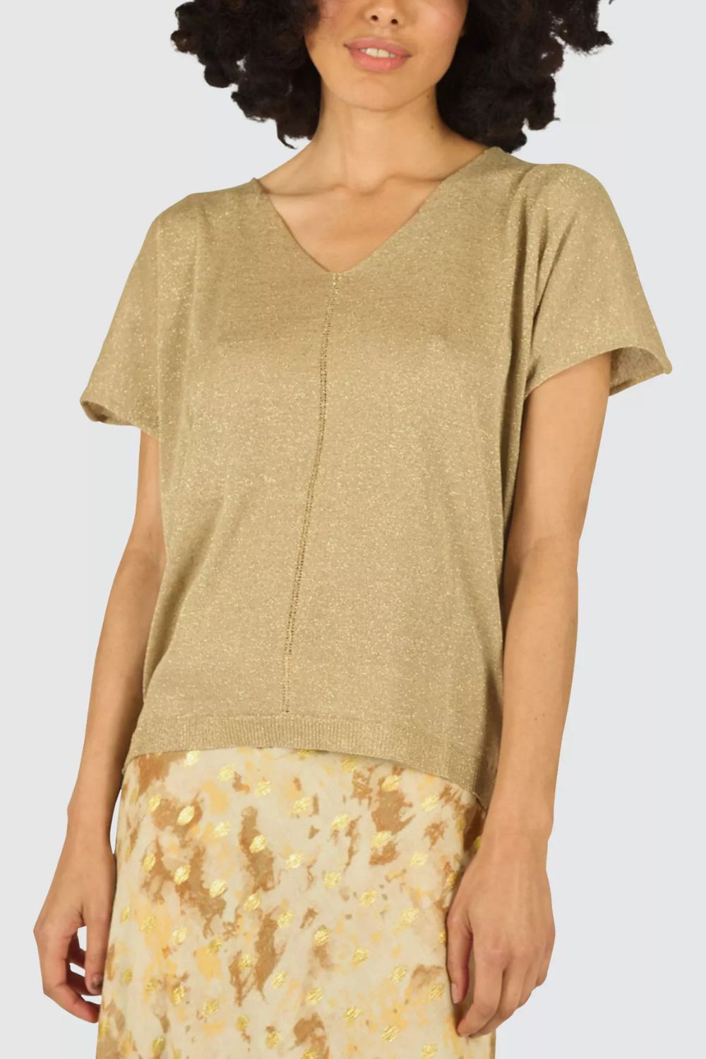 Traffic People | Carrie Summer Madness Top | Gold