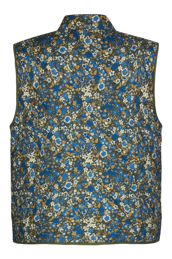 Lollys Laundry | CairoLL Quilted Vest | Blue