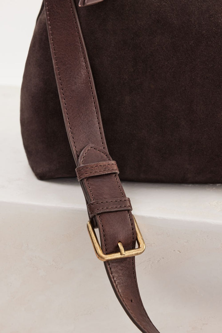 JuJu & Co | Suede Slouchy | Chocolate - Dutch Hideout