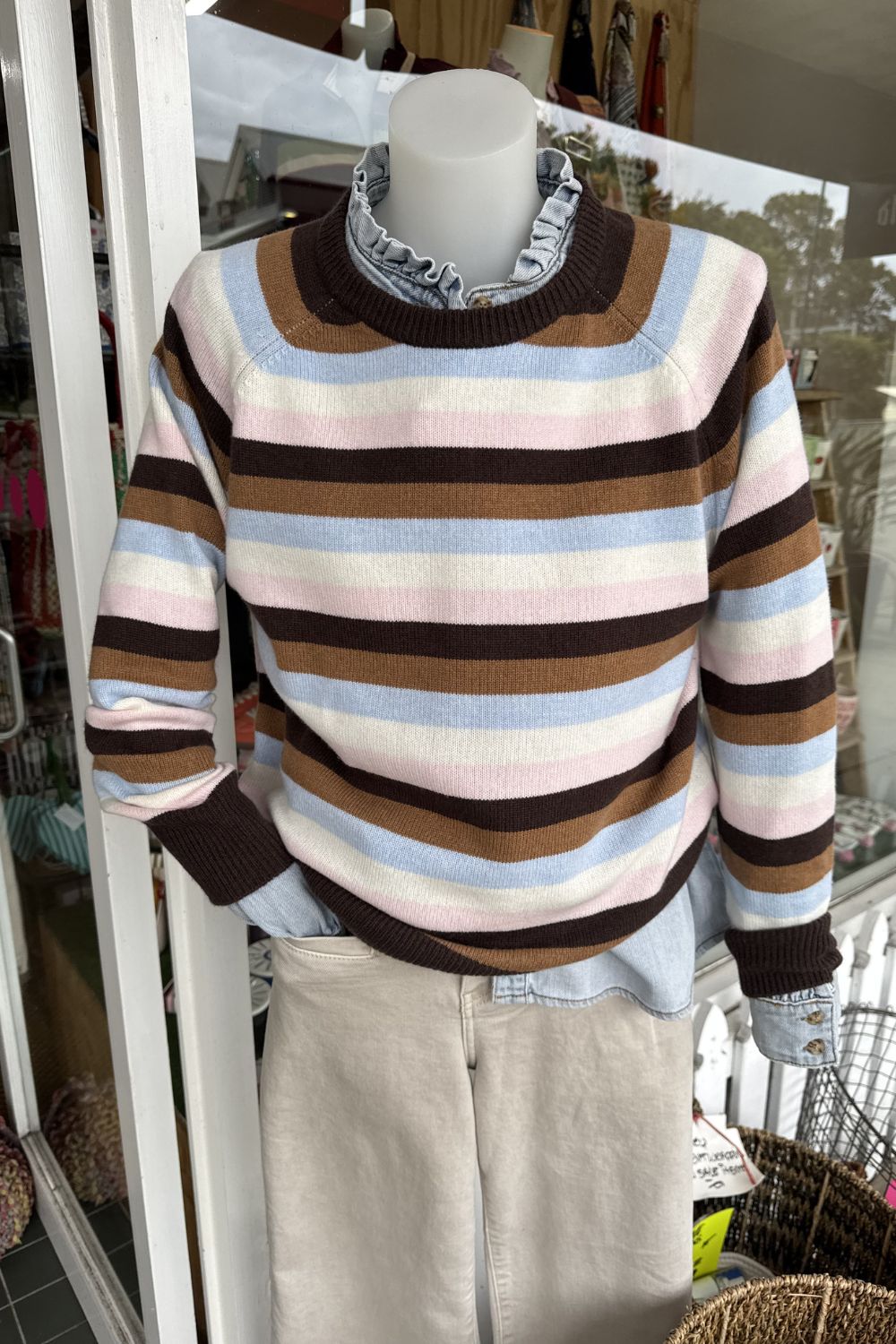 Alessandra | Aveline Merino Cashmere Sweater | Chocolate - Dutch Hideout