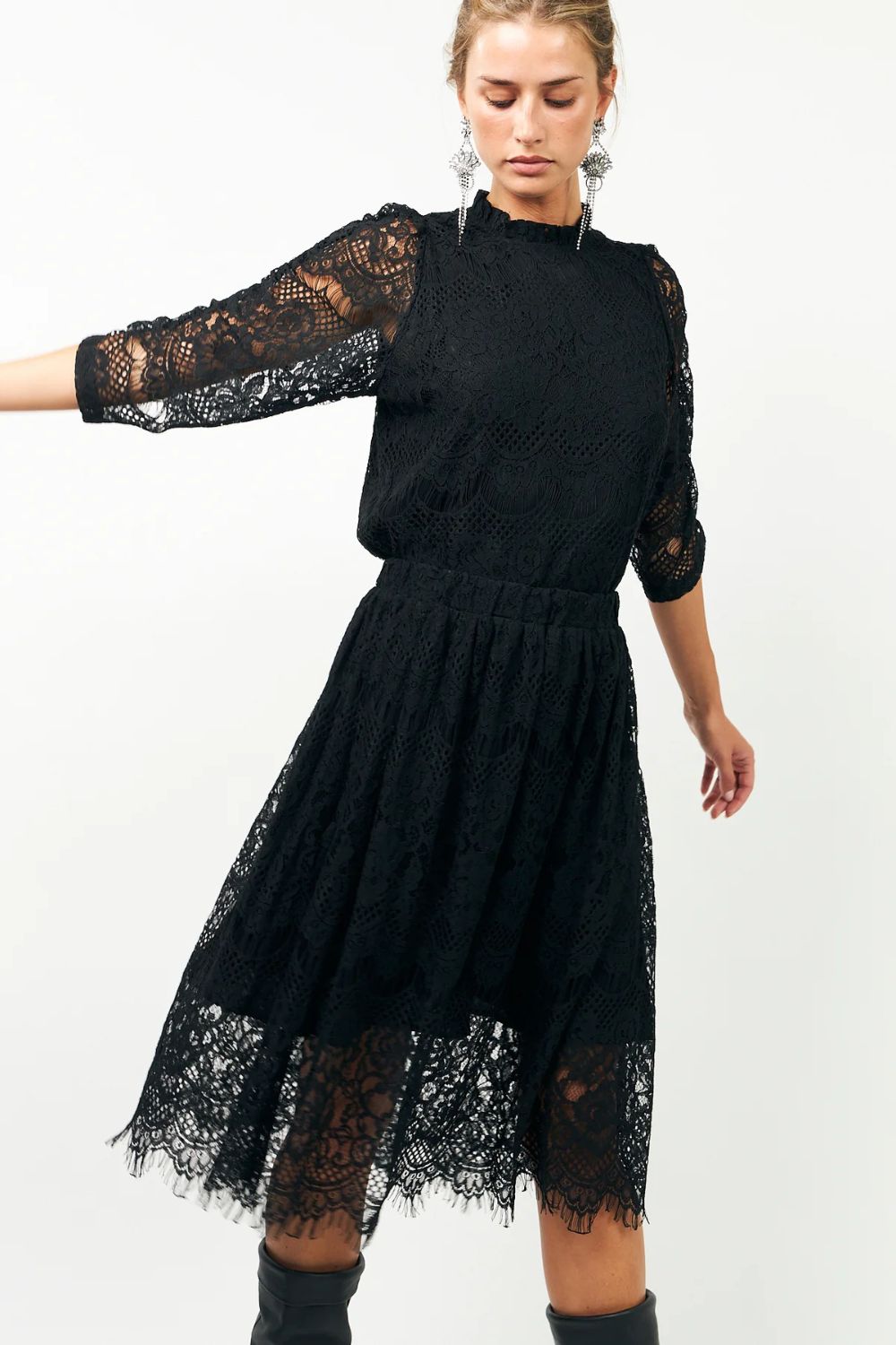 Lollys Laundry | EverLL Short Skirt | Black - Dutch Hideout