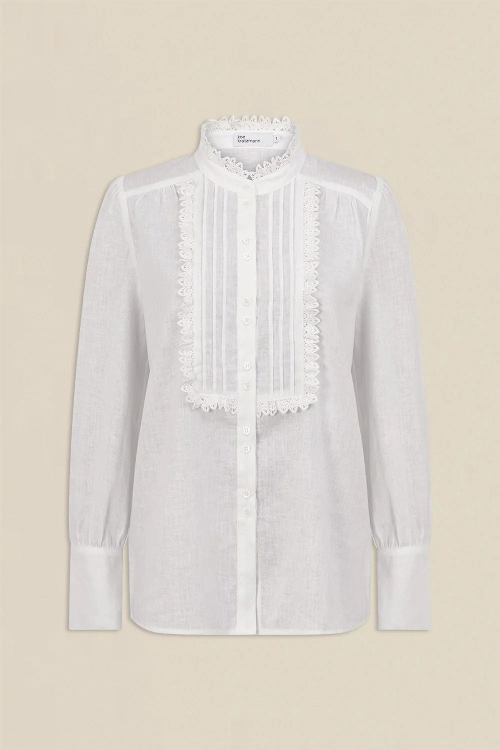 Zoe Kratzmann | Haze Top | Porcelain