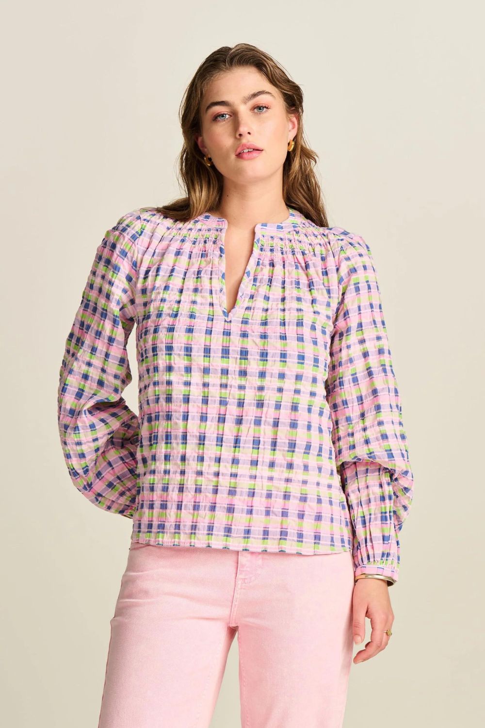 Pom Amsterdam | Top | Checks Pink