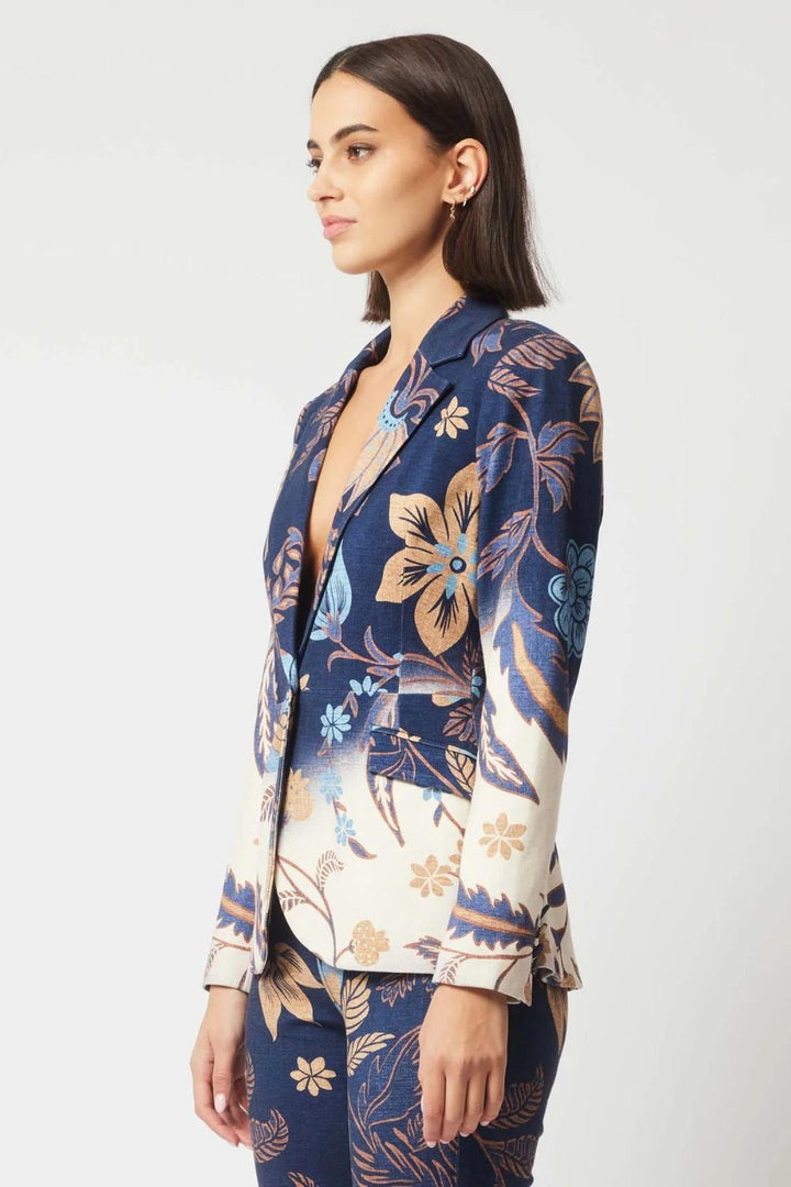 Once Was | Venus Ponte Blazer | Lotus Flower