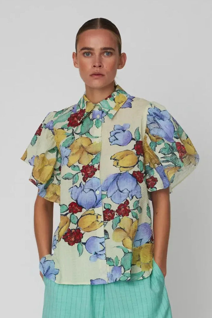 Stella Nova | Flowered Cotton Top | Wild Flowers