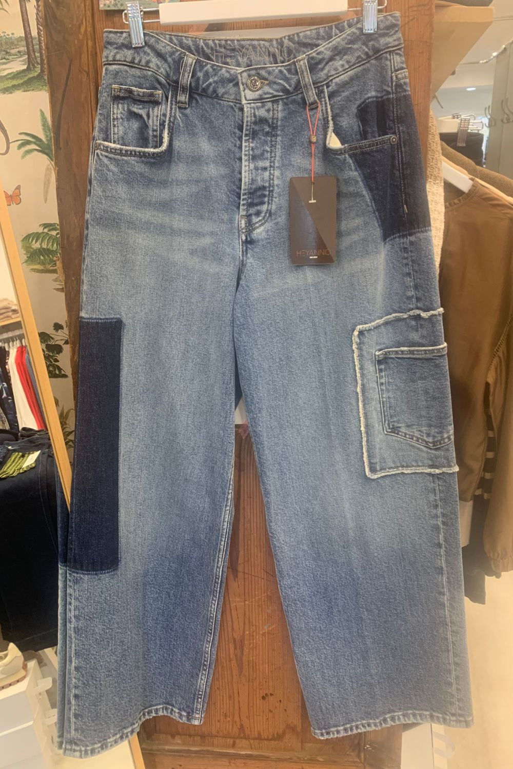 Mos Mosh | Pure Deconstructed Jeans | Light Blue