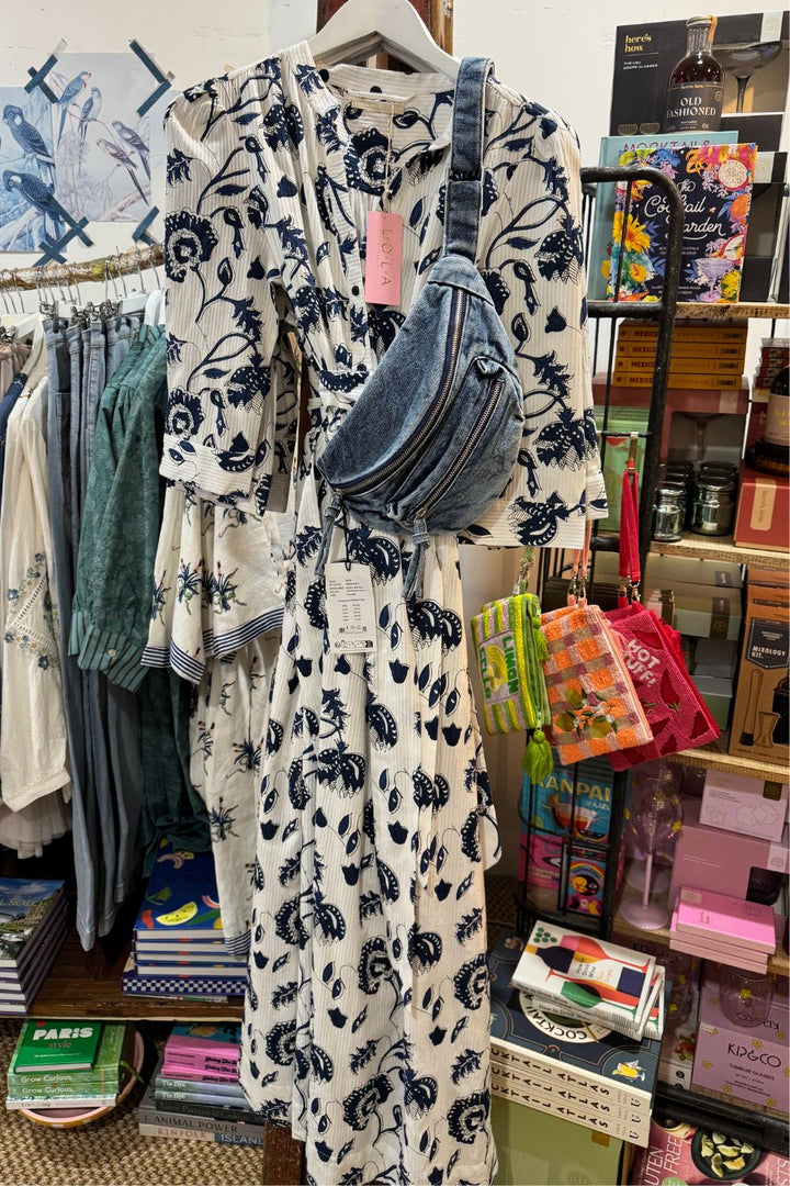 LOLA | Mary Maxi Dress | Capri-Navy