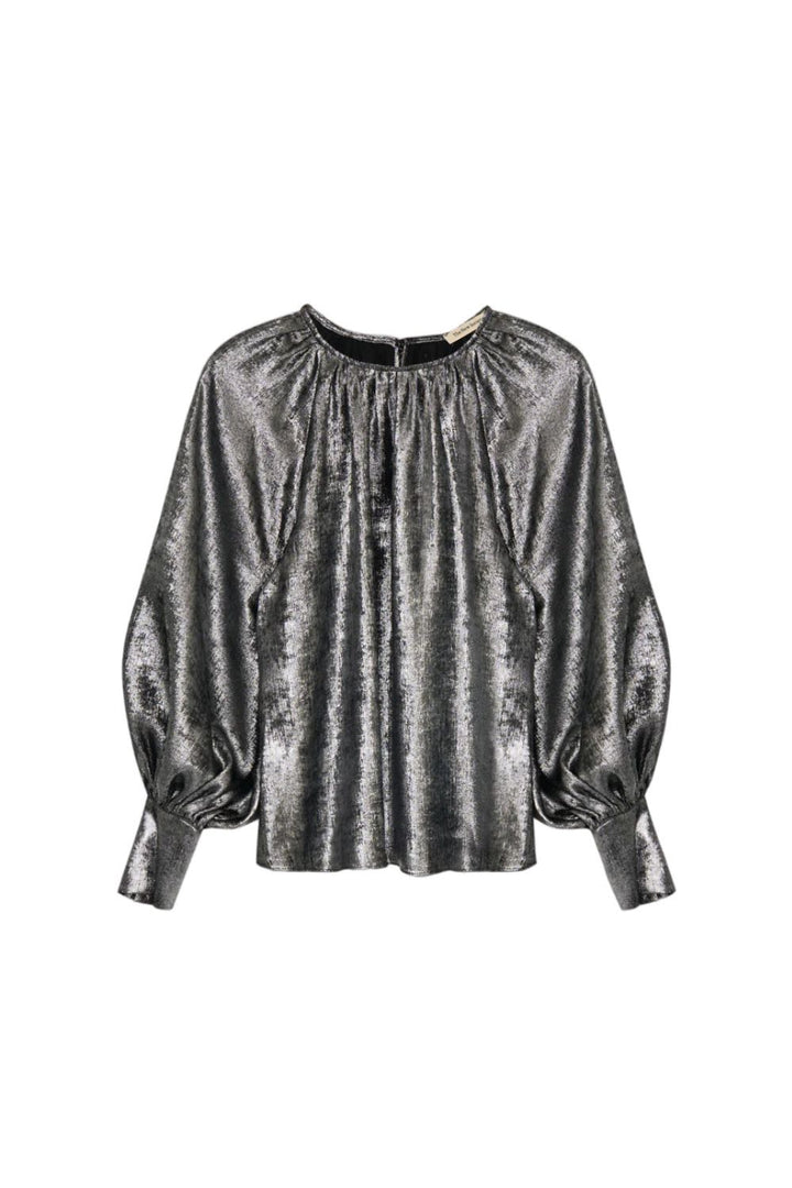 The New Society | Uxia Woman Blouse| Silver