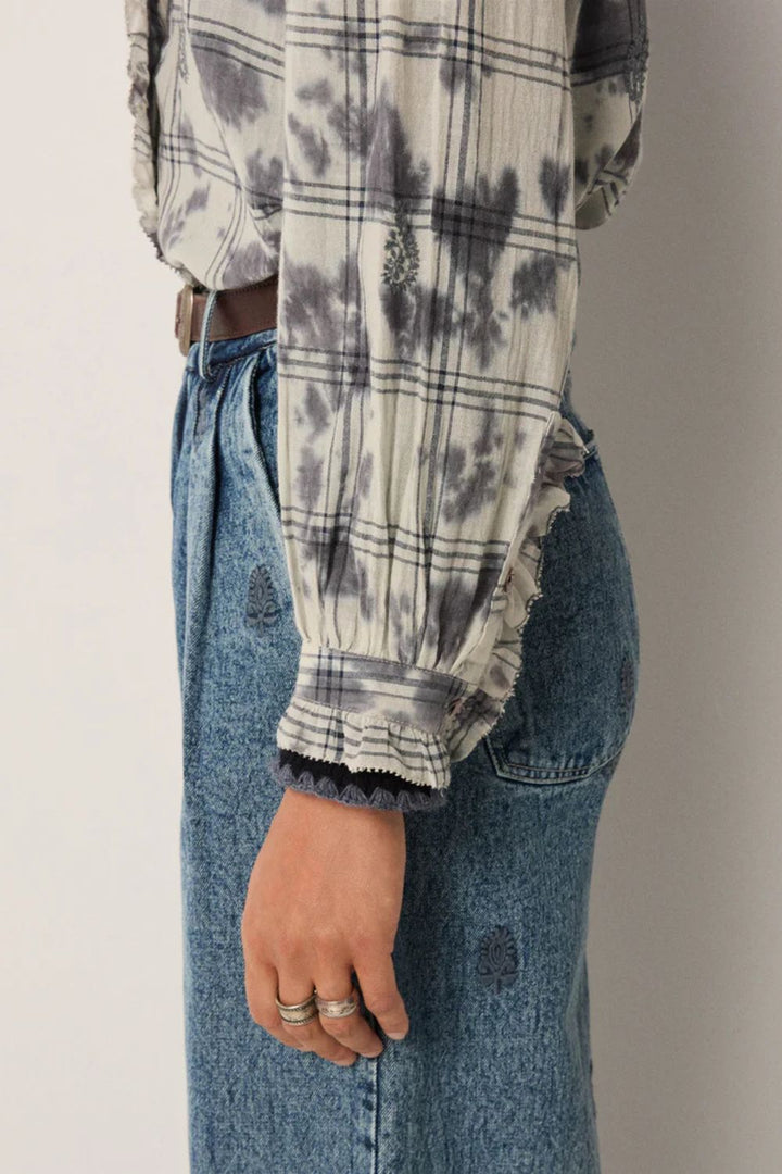 Maison Hotel | Consu Blouse Misty Blue | Raindrop Blue - Dutch Hideout
