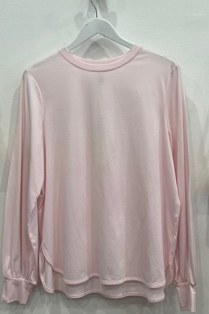 M.A Dainty | Baxter Long Sleeve Top | Soft Pink