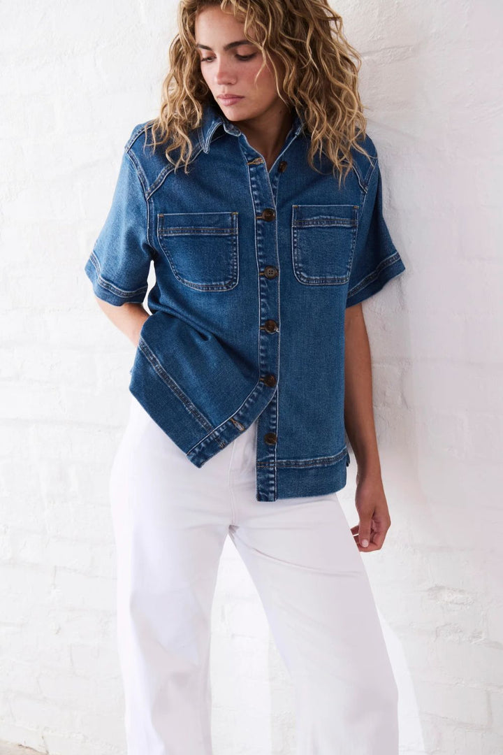 Kireina | Zoe Shirt | Dakota Wash