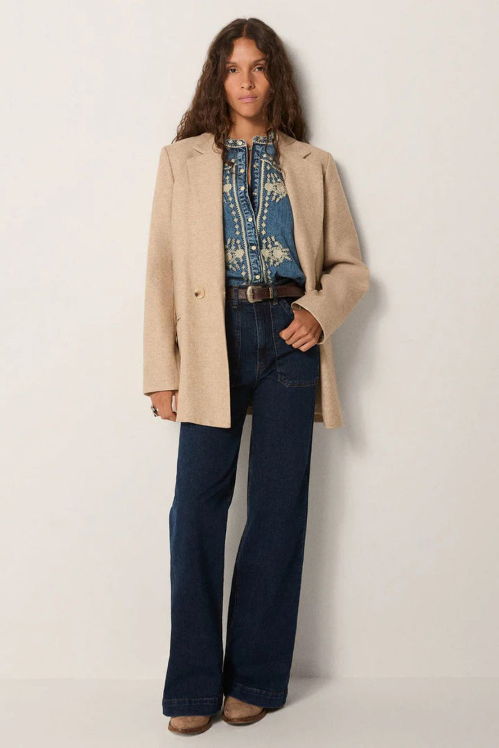 Maison Hotel | Narciso Blouse | Light Blue - Dutch Hideout