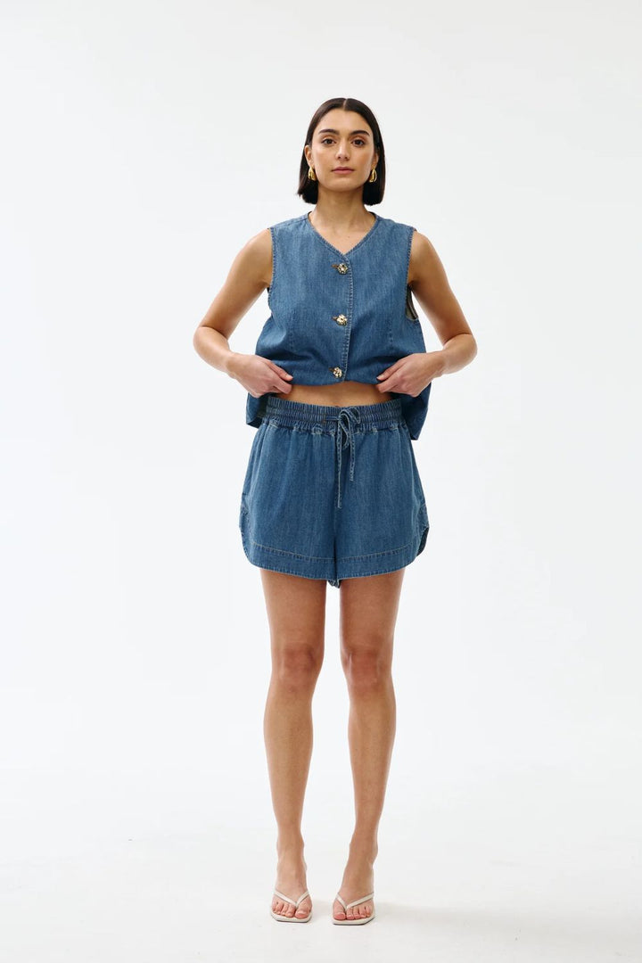 Kinney | Juniper Short | Denim