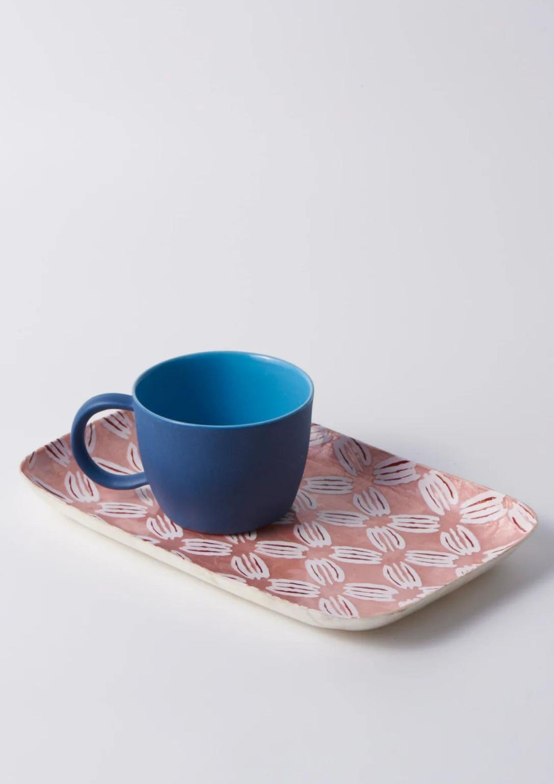 Jones & Co | Atlantic Pink Ikat Tray