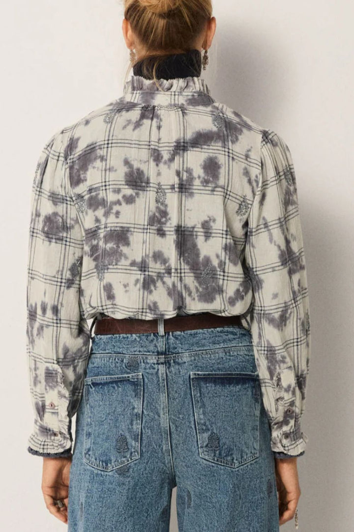 Maison Hotel | Consu Blouse Misty Blue | Raindrop Blue - Dutch Hideout