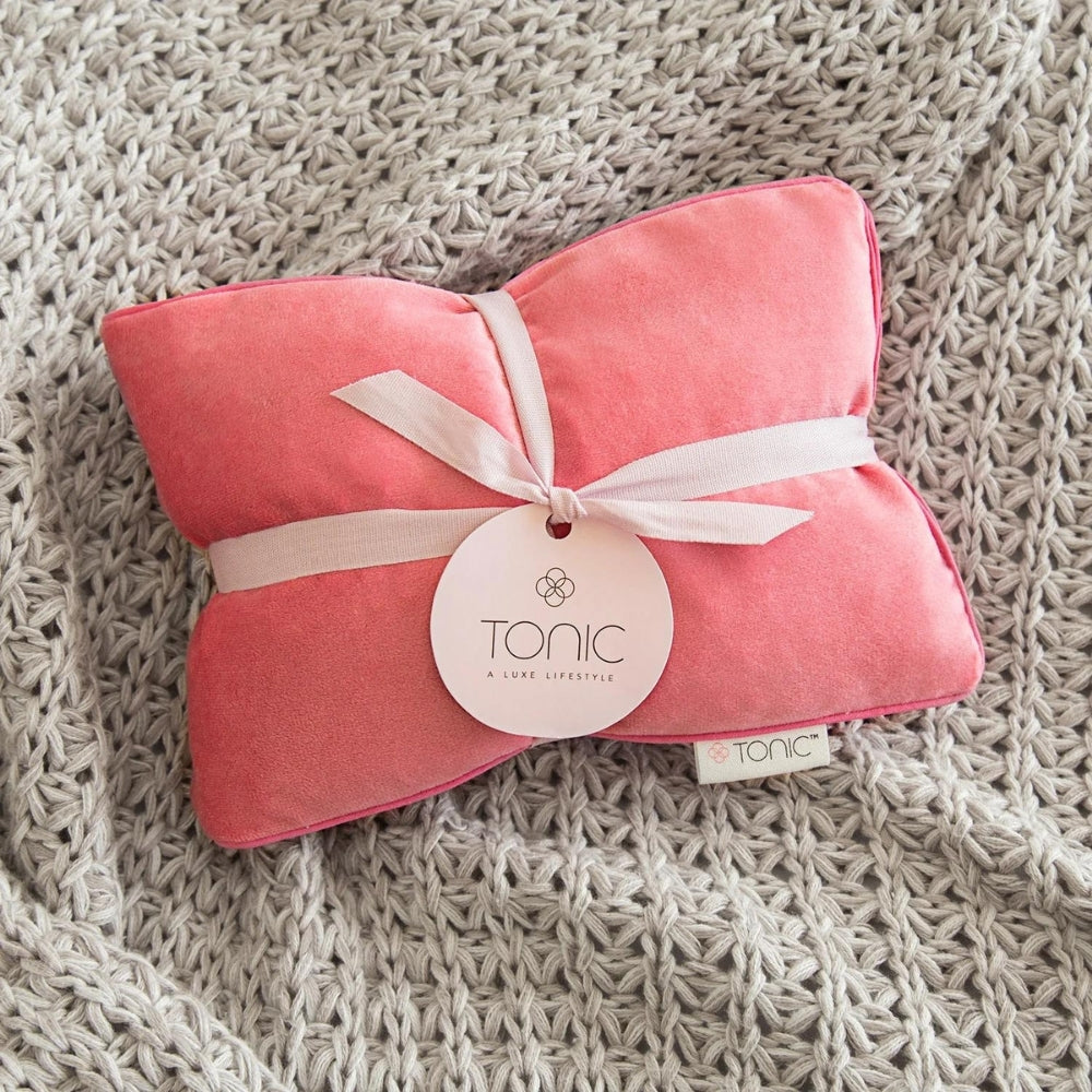 Tonic | Heat Pillow | Luxe Velvet Coral