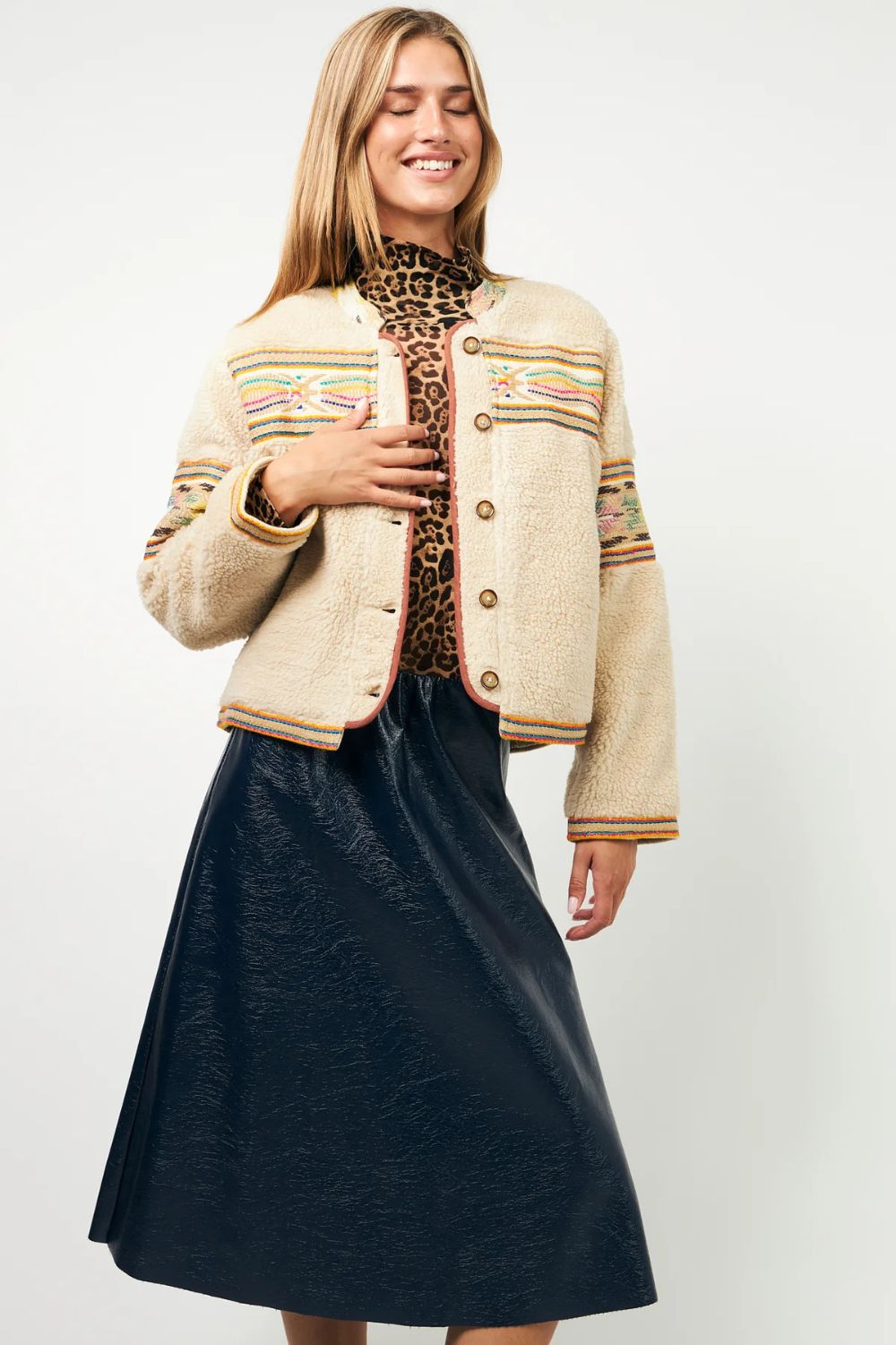 Lollys Laundry | SiriLL Jacket LS | Beige - Dutch Hideout
