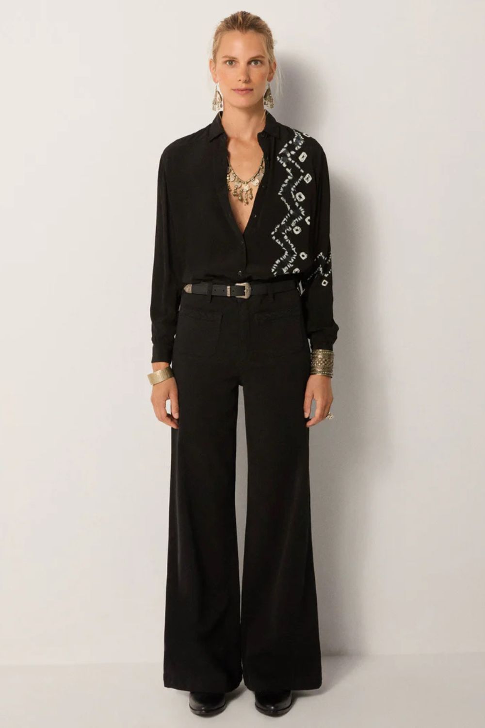 Maison Hotel | Giulietta Pant | Capuleto Nero - Dutch Hideout