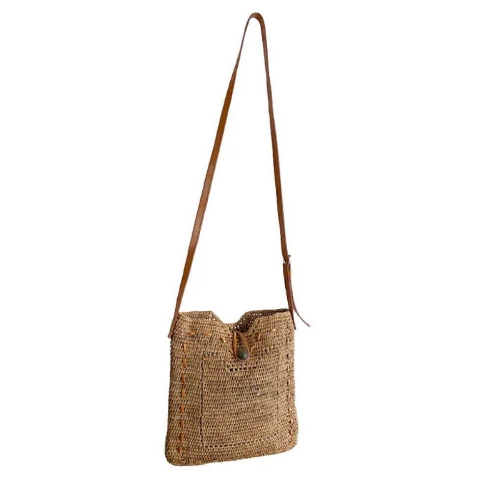 Made in Mada | Antsa Bag | Natural / Natural Leather