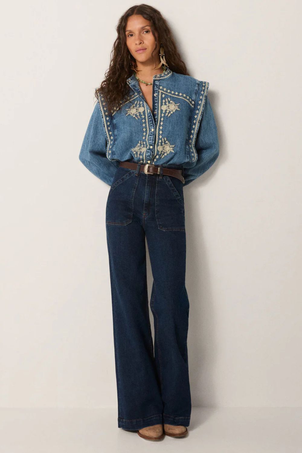 Maison Hotel | Narciso Blouse | Light Blue - Dutch Hideout