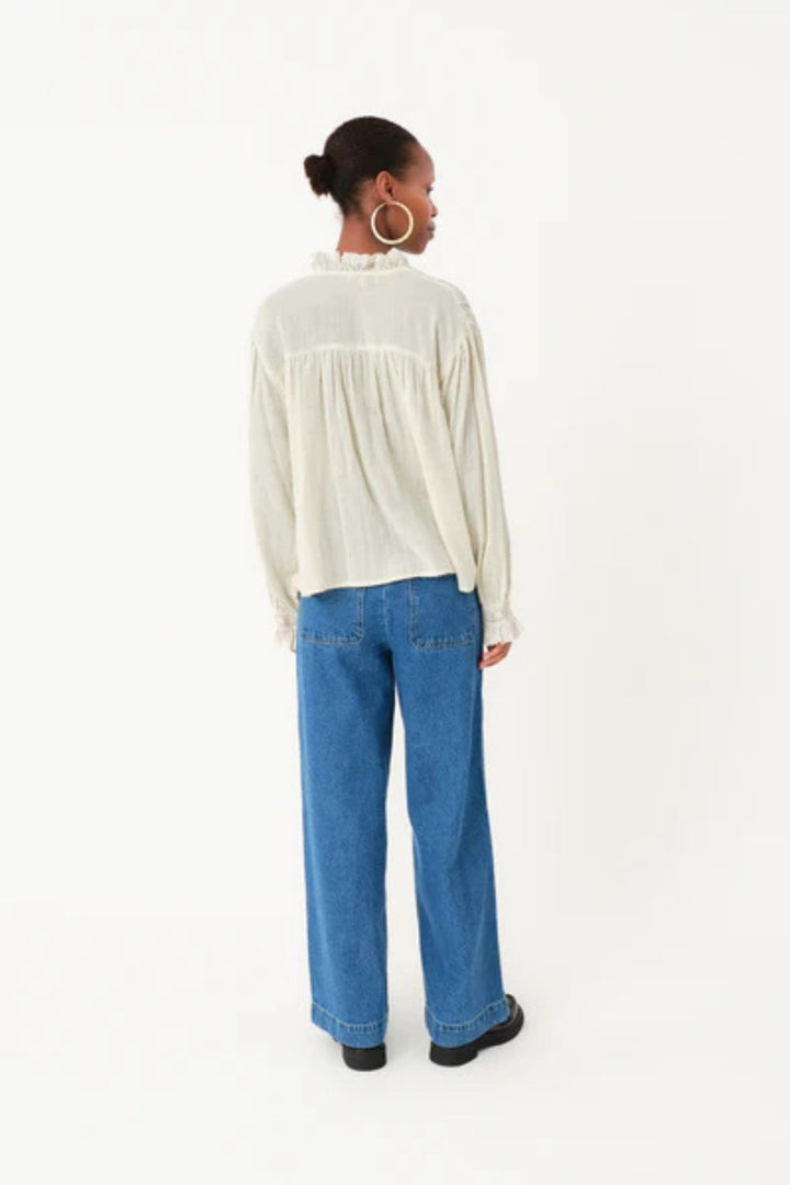 Lollys Laundry | GemmaLL Shirt LS | Creme - Dutch Hideout