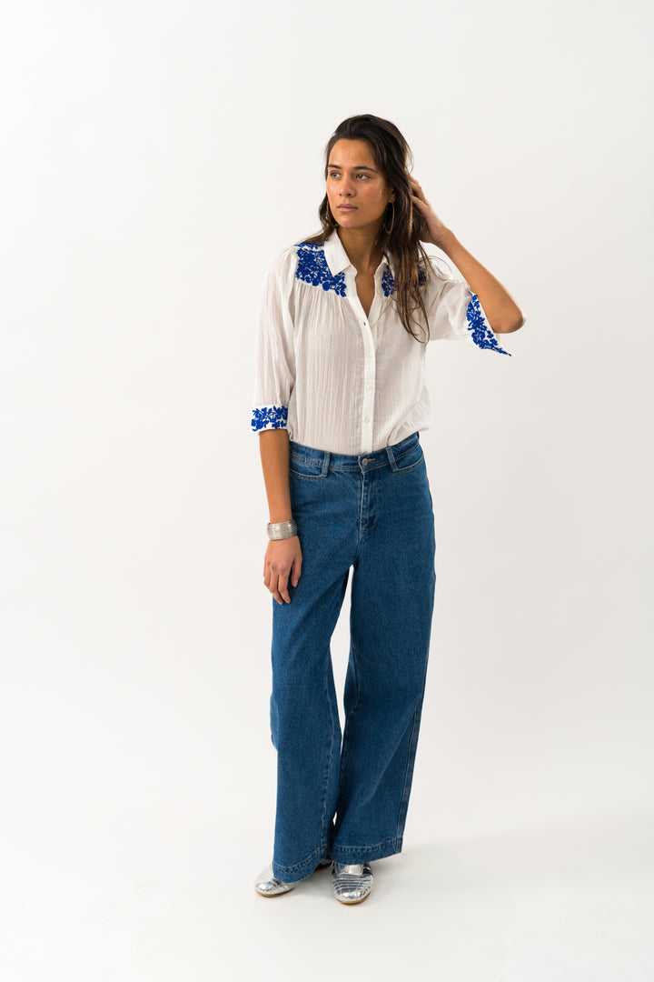 Lollys Laundry | YugiLL Shirt 3/4 | Creme