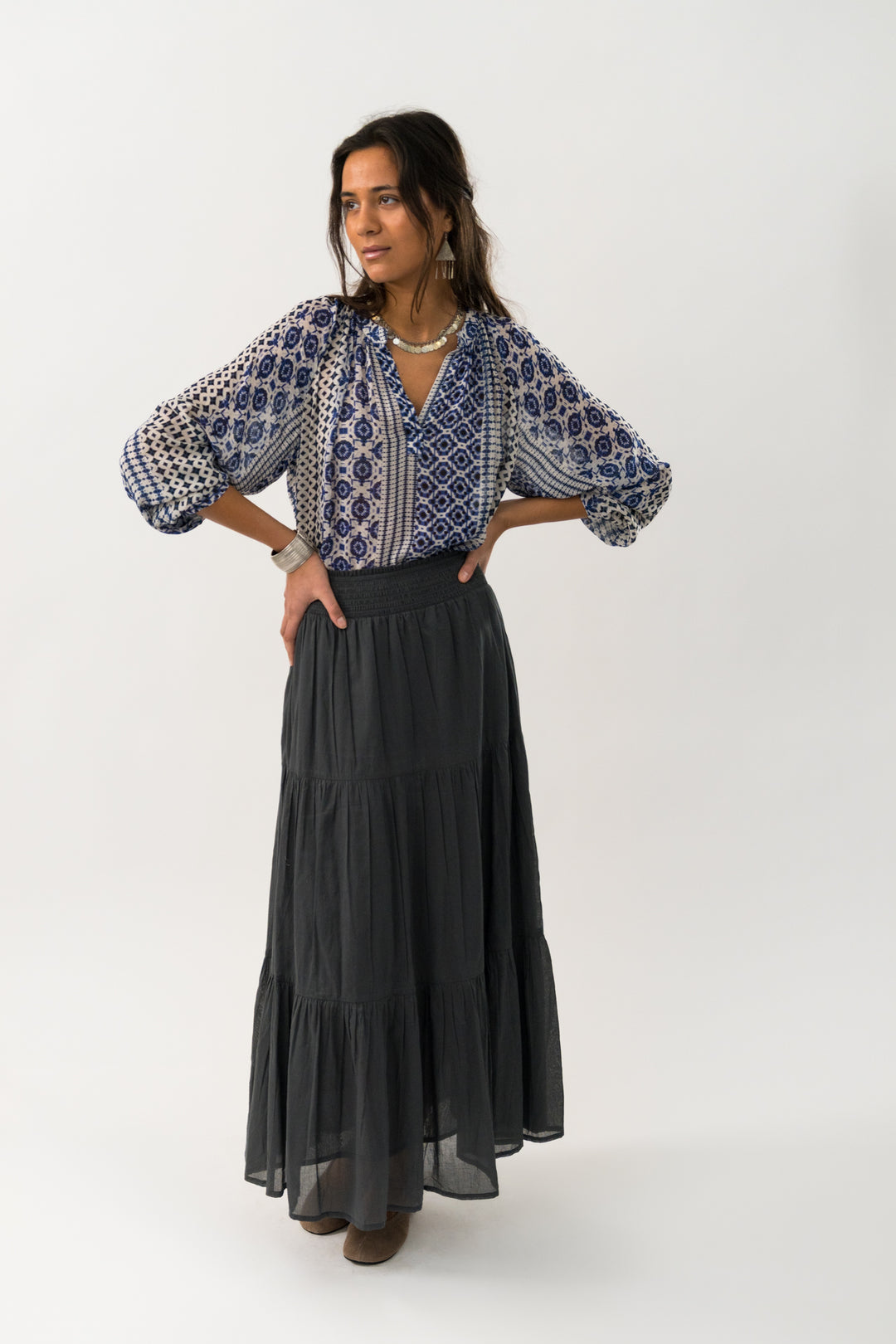 Lollys Laundry | BiharLL Blouse | Blue