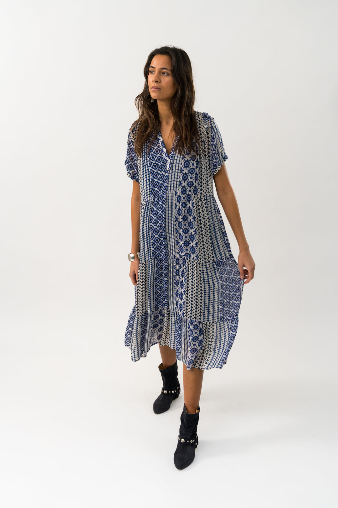 Lollys Laundry | FreddyLL Midi Dress | Blue