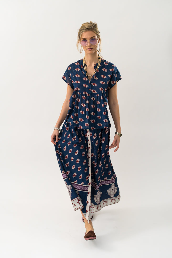 Lollys Laundry | MollyLL Blouse | Dark Blue