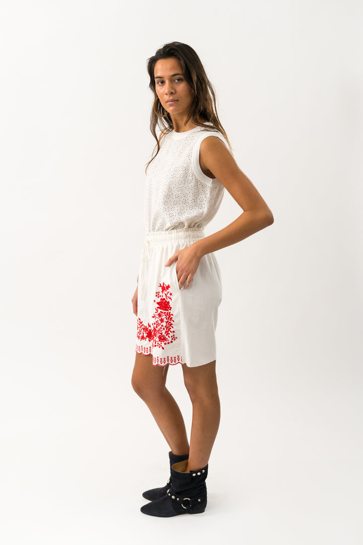 Lollys Laundry | LucyLL Shorts | White