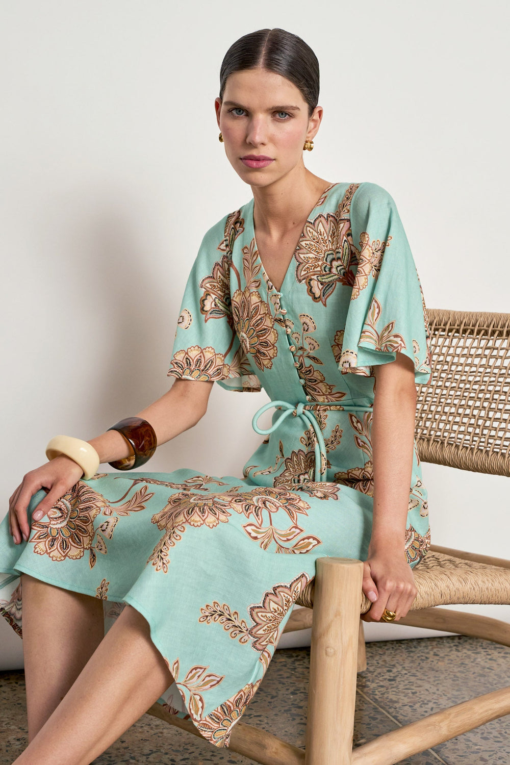 Premier Dress - mint kgari