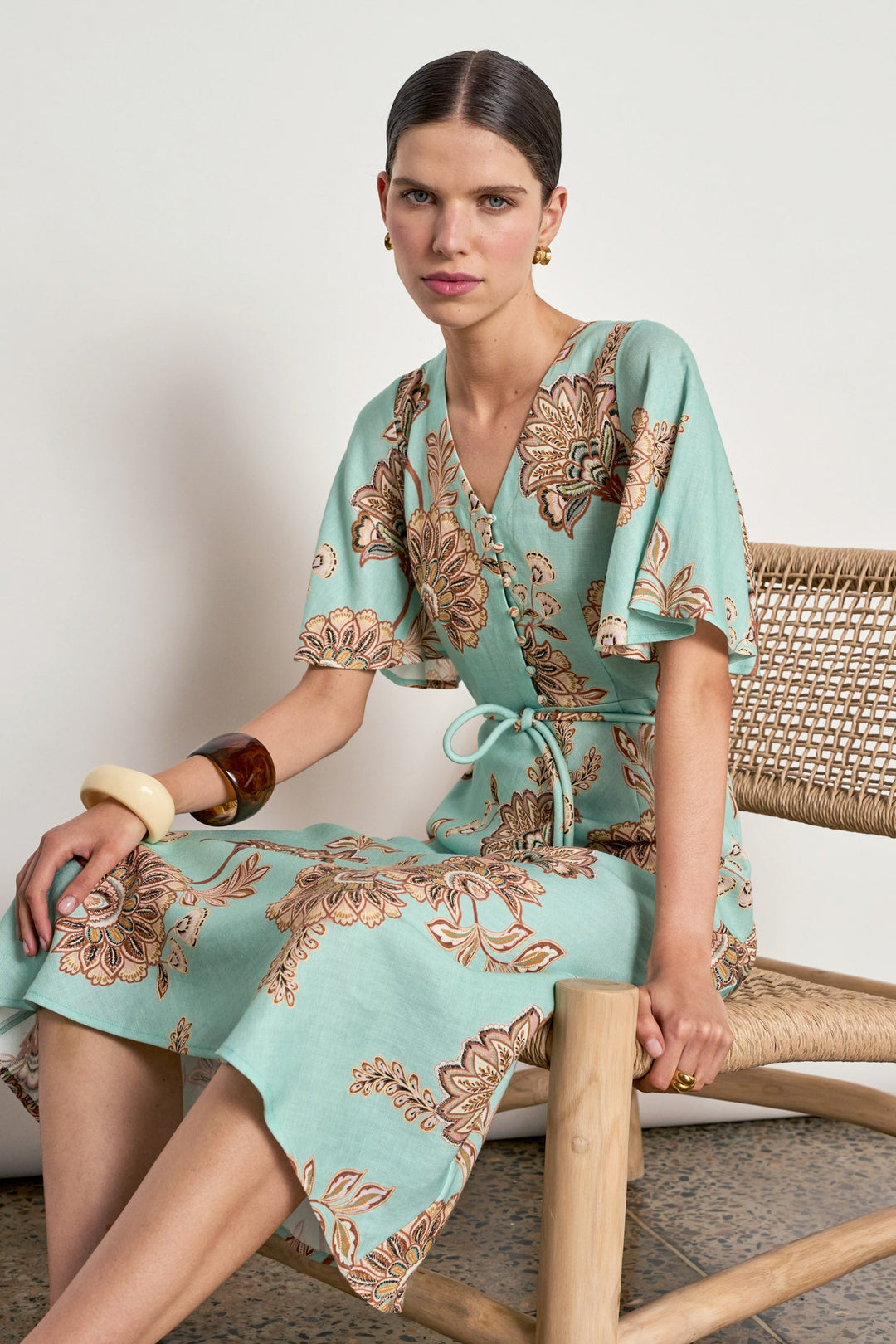 Premier Dress - mint kgari