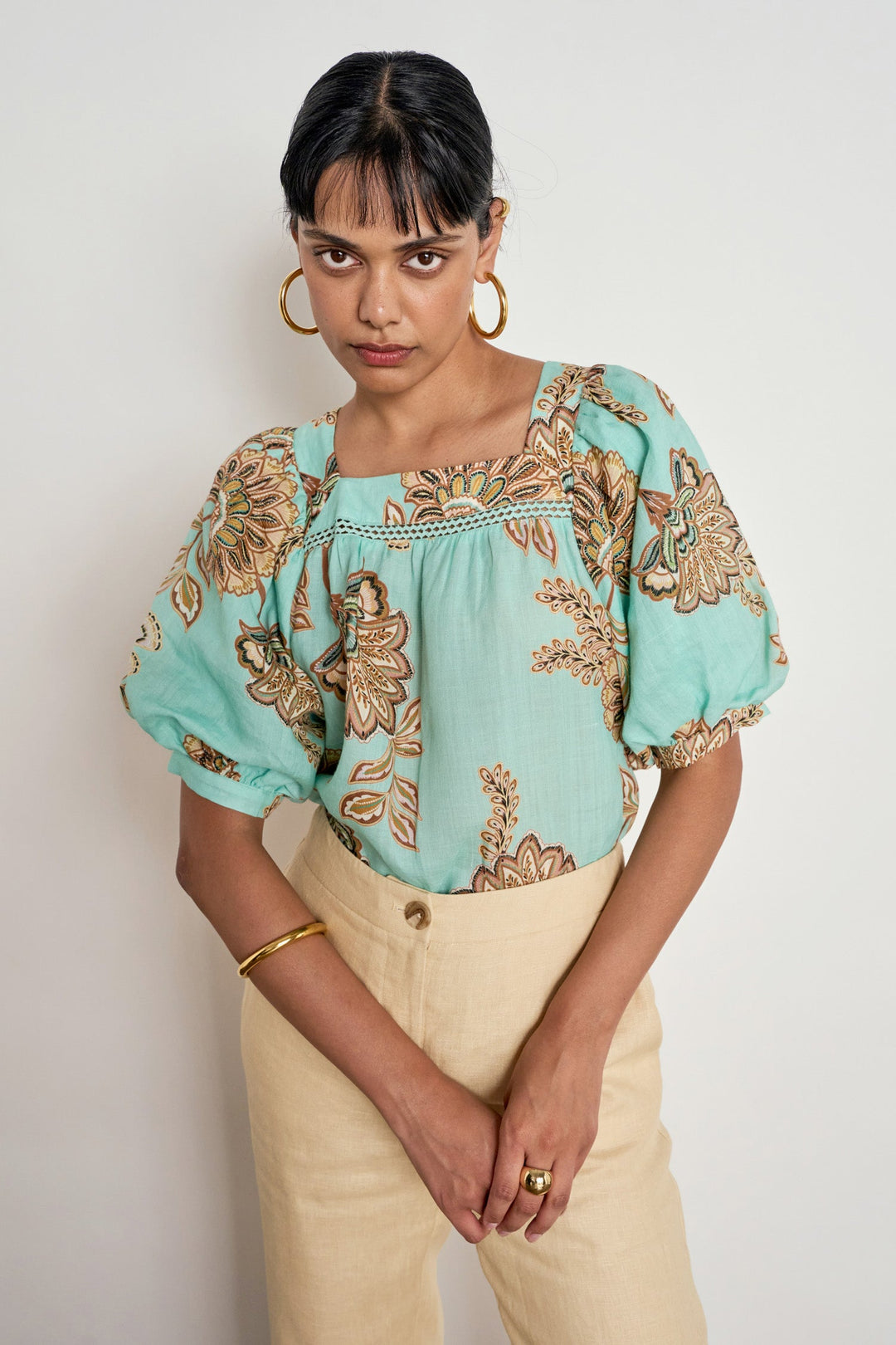 Grace Top - mint kgari
