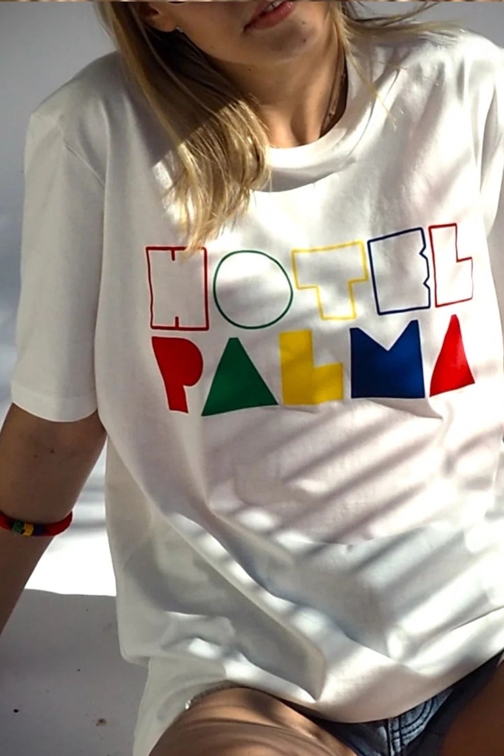 Little Palma | Hotel Palma 2 T-Shirt | Off White