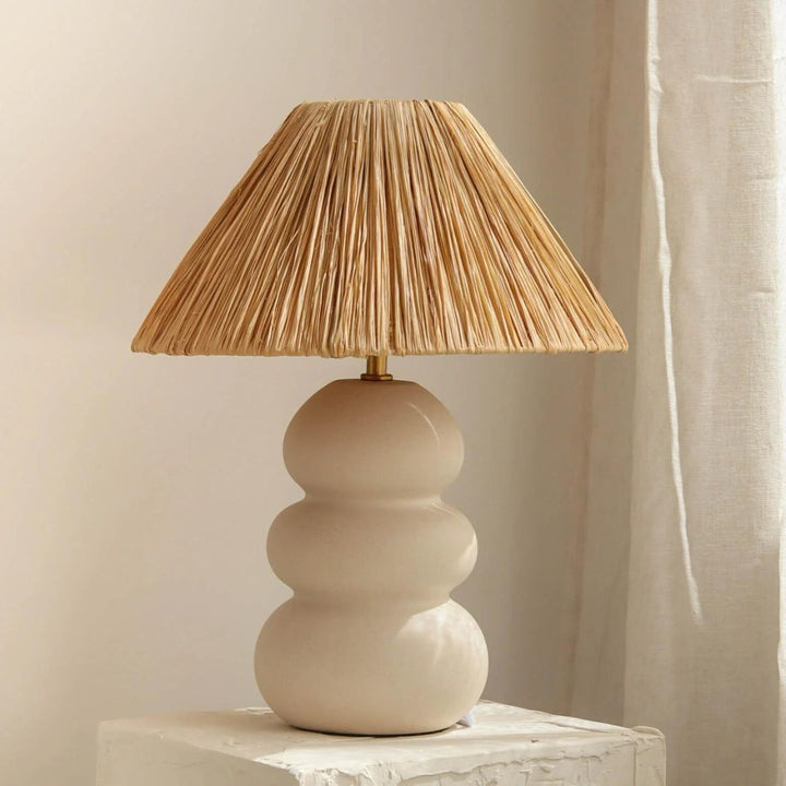 Paola & Joy | Sofia Raffia Table Lamp