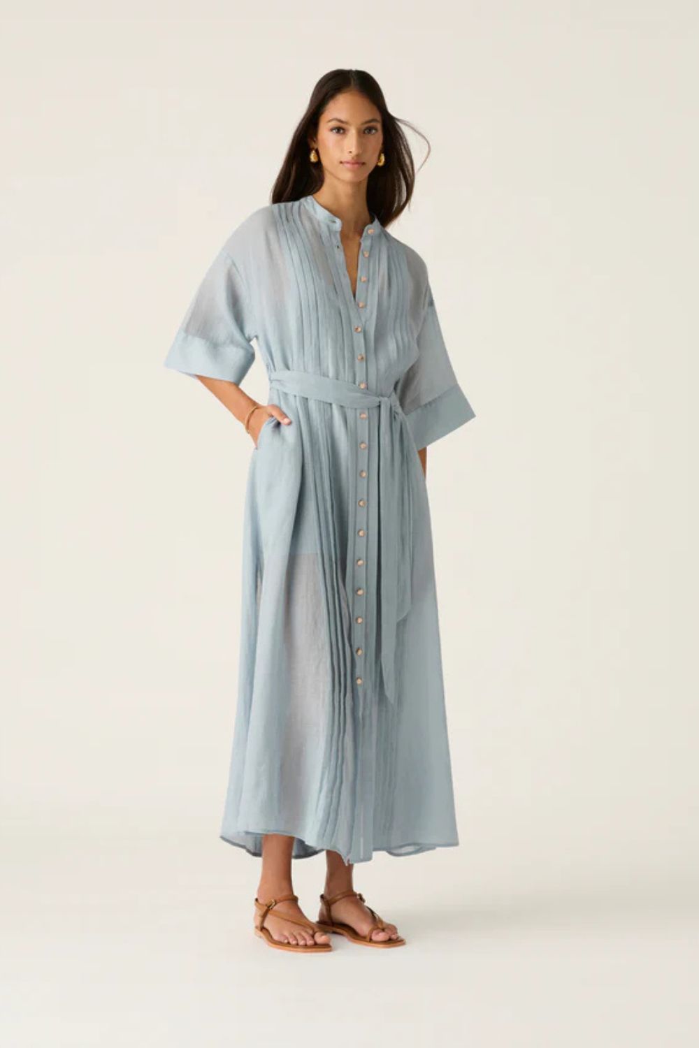 Mos the Label | Alessia Maxi Dress | Aura Blue