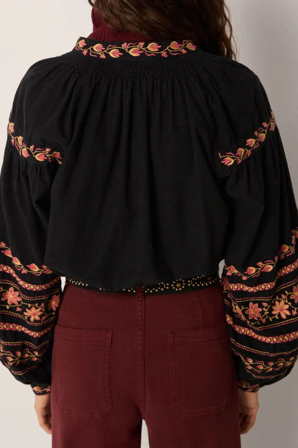 Maison Hotel | Virgina Blouse | Night Garden - Dutch Hideout