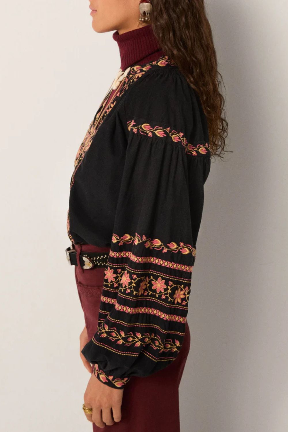 Maison Hotel | Virgina Blouse | Night Garden - Dutch Hideout