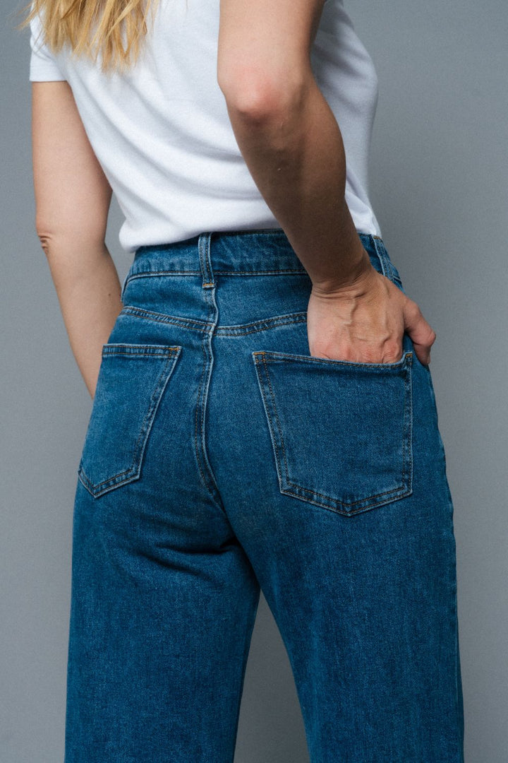 ATTE the Label| Claudia Denim Jeans | Deep Ocean