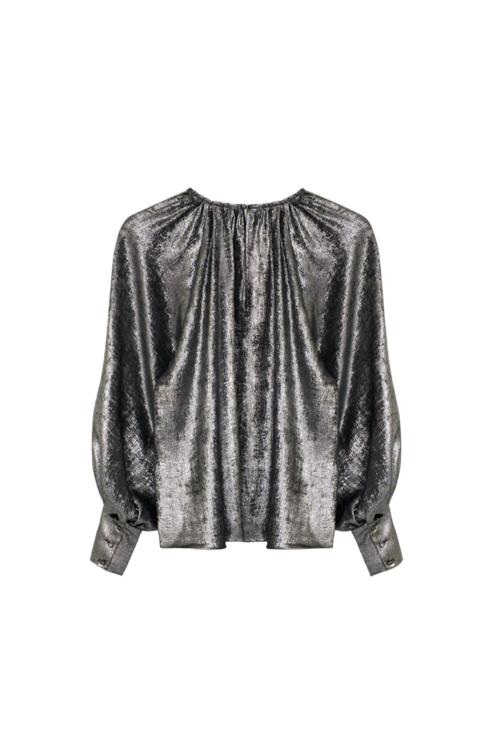 The New Society | Uxia Woman Blouse| Silver