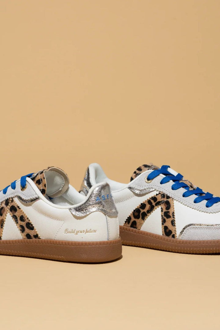 ASFVLT | Elite Classic | White Leopard Pony Hair Silver Blue