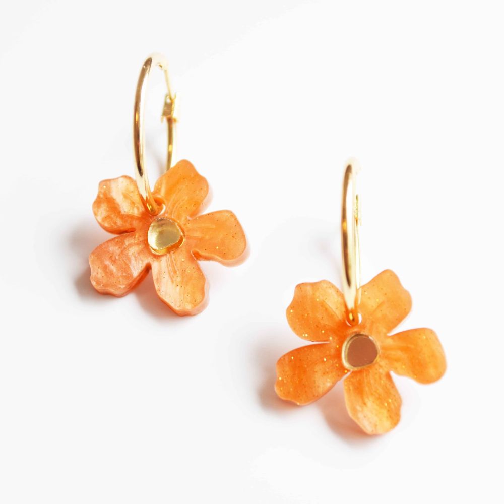 Hagen + Co | Wildflowers Earrings | Peach