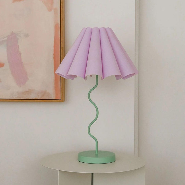 Paola & Joy | Cora Table Lamp | Lilac / Pastel Green