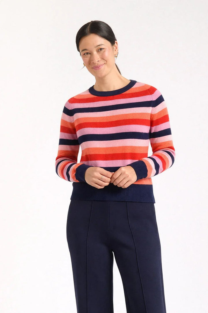 Alessandra | Aveline Merino Cashmere Sweater | Navy - Dutch Hideout