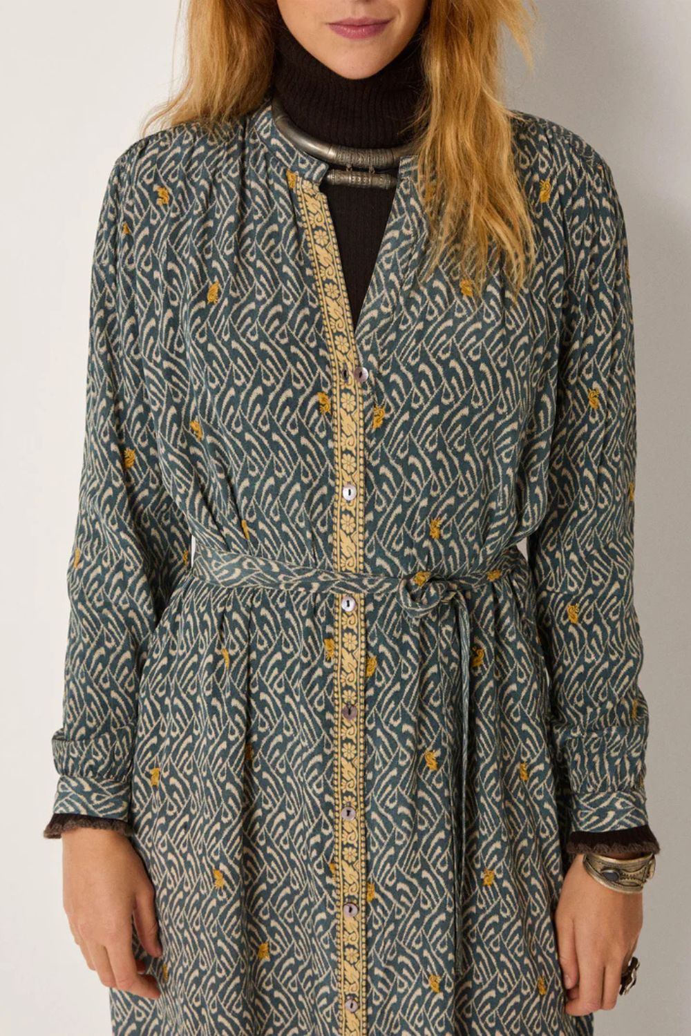 Maison Hotel | Ophelia Dress | Blue Shibori - Dutch Hideout