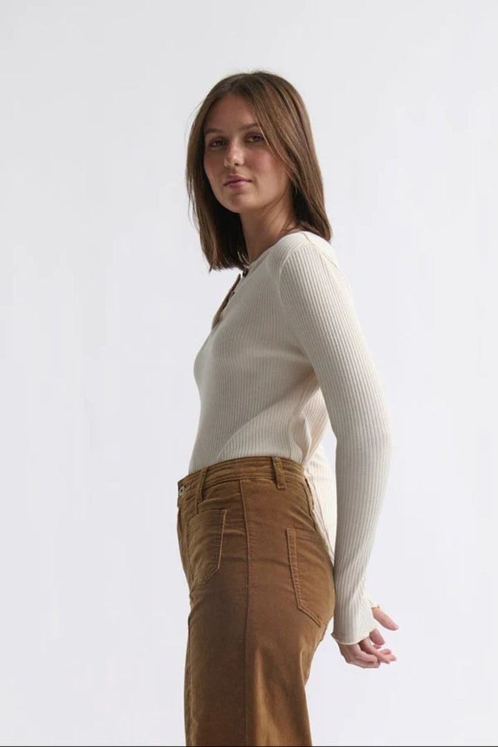 Kireina | Heather Top | Vanilla - Dutch Hideout