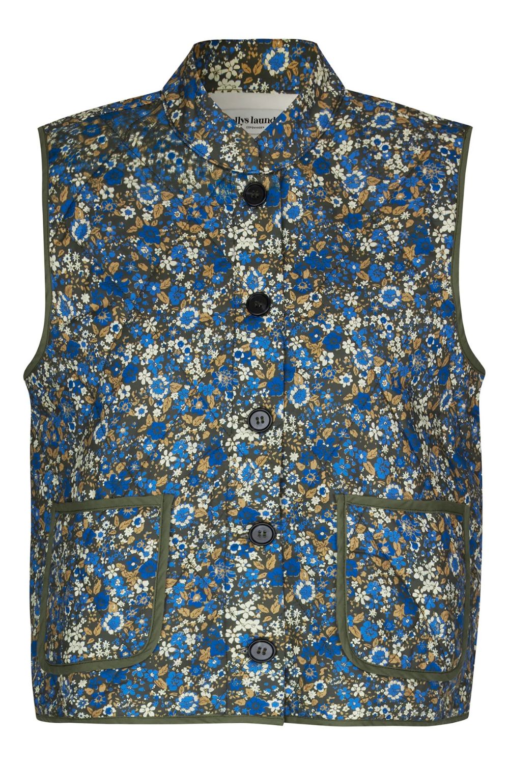 Lollys Laundry | CairoLL Quilted Vest | Blue