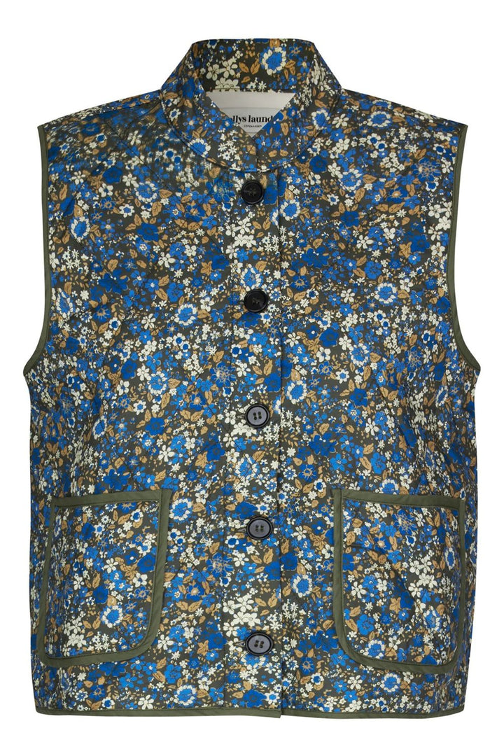 Lollys Laundry | CairoLL Quilted Vest | Blue